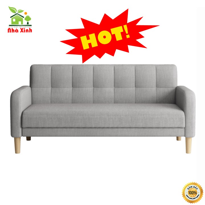 Ghế Sofa Gấp cao cấp, Thích hợp để phòng khách hoặc cửa hàng kinh doanh, KT 170 x 52 cm ( Màu Xanh, Màu xám)