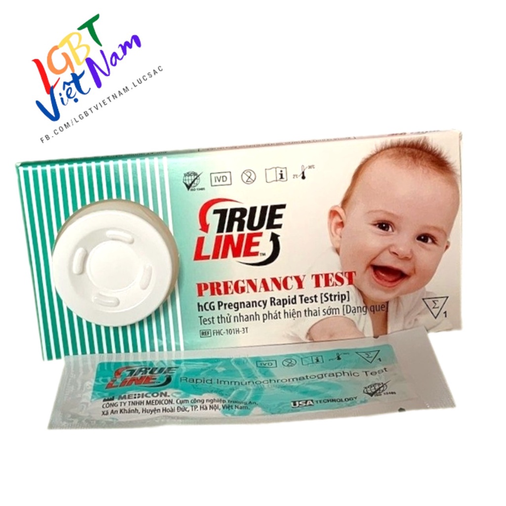 Que thử thai kết quả chính xác TRUELINE hộp 1 test