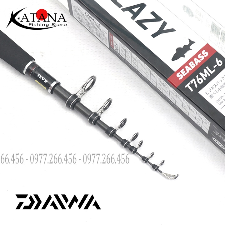 Cần lure du lịch Daiwa Lazy T76Ml-6 - Made in Việt Nam