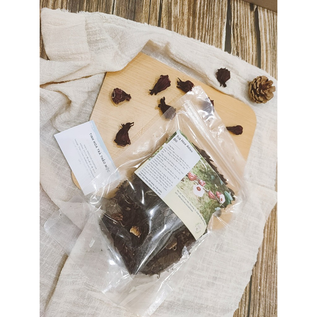 [ có video] hoa atiso khô tốt tiêu hoá đỏ túi nhỏ dùng thử 100 gram