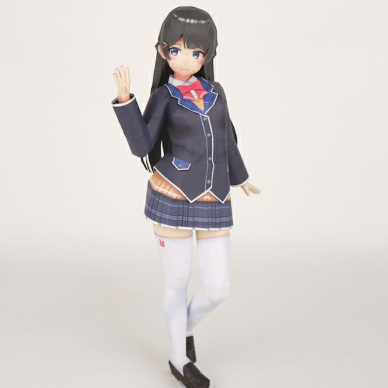 mô hình giấy anime girl [Japanese Virtual YouTuber] Tsukino Mito