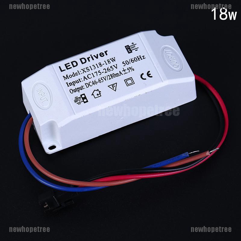 Bộ Chuyển Đổi Nguồn Điện 3W 7W 12W 18W 24W Cho Đèn LED