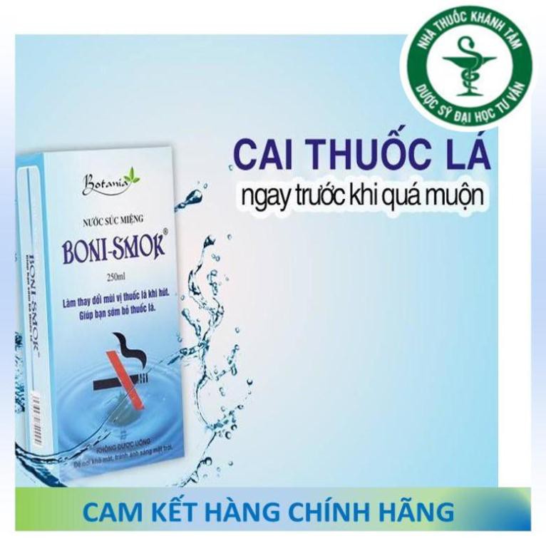 ! ! Nước súc miệng Boni Smok - Nước súc miệng cai thuốc lá [BoniSmok]