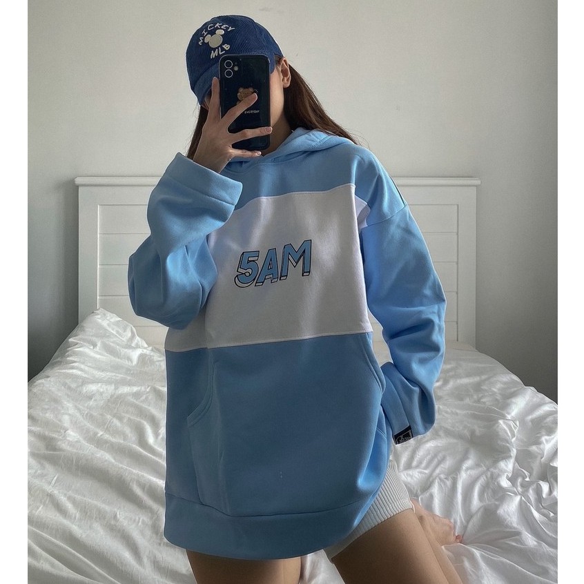Áo Hoodie Baby Blue của 5AM
