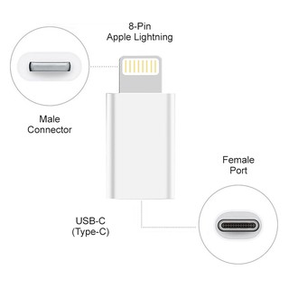 Adapter chuyển từ chân sạc Type C sang iPhone, iPad