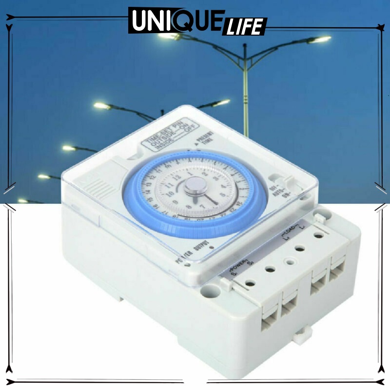 [Niuniu appliances]DIN RAIL logue Day 24H Timer Switch Industrial Daily Time Switch 110-240V