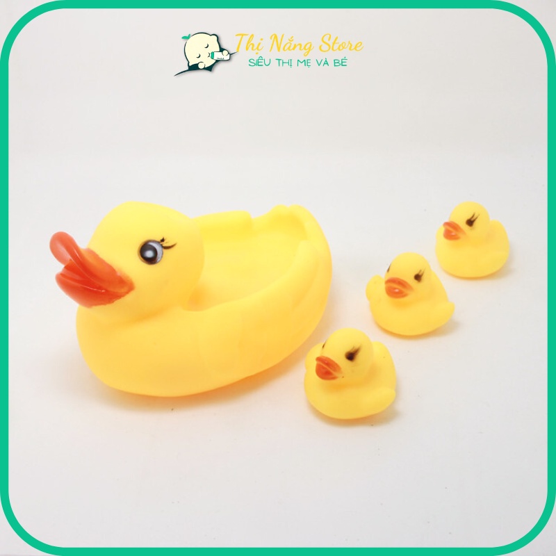 Vịt thả bồn tắm cho bé kêu chip chip, Đồ Chơi Nhà Tắm Vịt Vàng Thị Nắng Store Cao Su Có Âm Thanh Dành Cho Bé Thả Bồn