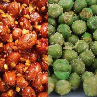 [freeship từ 99k]combo 1kg đậu ( 500g đậu phộng cháy tỏi + 500g đậu hà lan sấy)