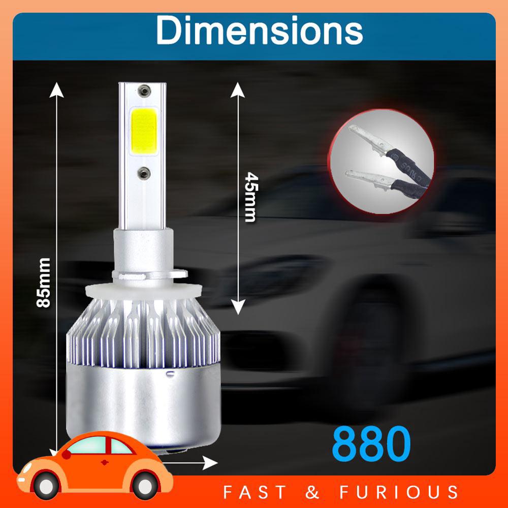 UU LED Headlight Universal 880/881/H27 Headlight Car Bulbs