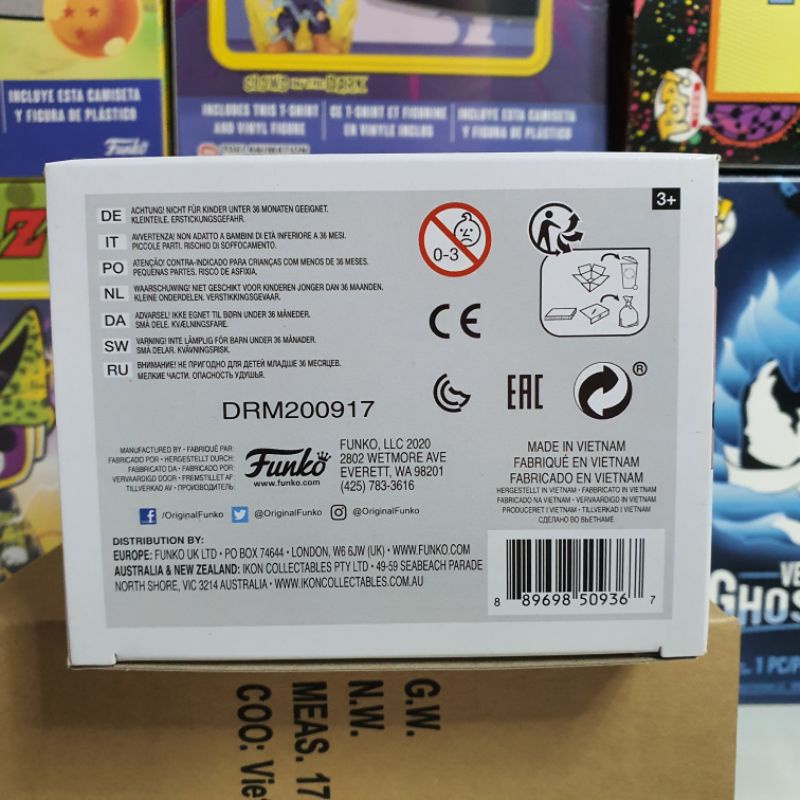 Đồ chơi mô hình funko pop 846 Majin Buu with Chocolate Bar - Dragon Ball