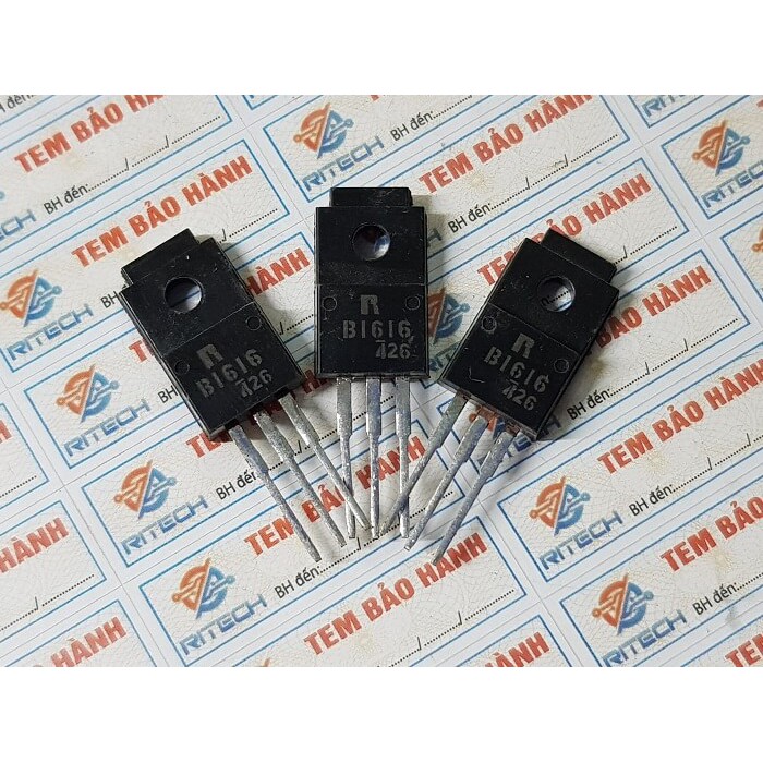 [Combo 3 chiếc] B1616, 2SB1616 Transistor PNP 4A/80V/30W TO-220F