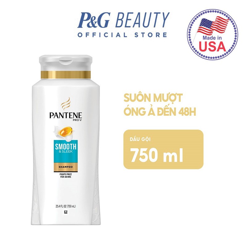 Dầu Gội Pantene Pro-V Smooth & Sleek 750ml