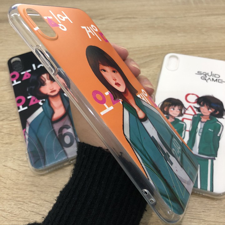 Ốp lưng XS Max Squid Game chất silicon dẻo - Mã TZAC204