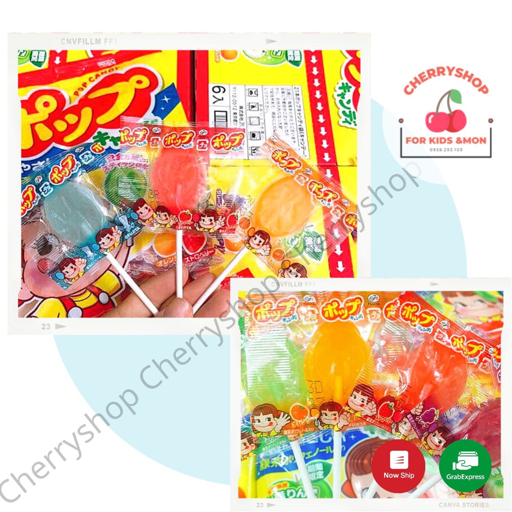 KẸO MÚT TRÁI CÂY CHỐNG SÂU RĂNG POP CANDY NHẬT