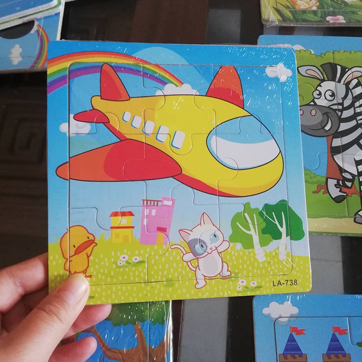 Đồ Chơi Gỗ Tranh Ghép Hình Thông Minh 2D