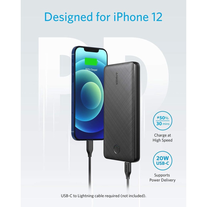 PIN SẠC DỰ PHÒNG ANKER POWERCORE ESSENTIAL 20.000MAH POWER DELIVERY - A1287