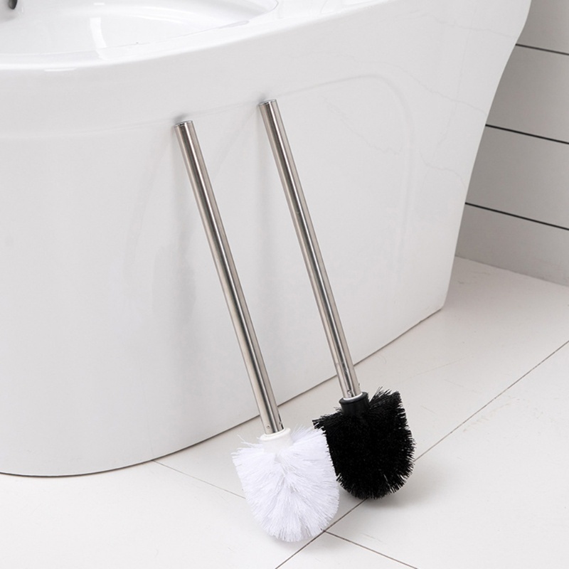 Bàn Chải Vệ Sinh Toilet Lông Mềm Bằng Thép Không Gỉ