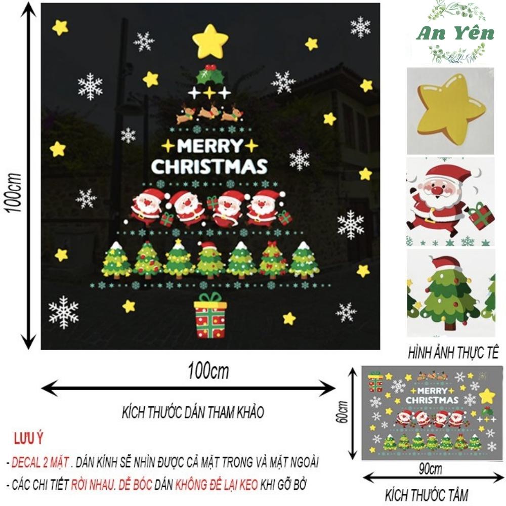 Tranh dán Noel, decal Noel Decal dán tường Trang trí Noel - Giáng sinh (nhiều mẫu) | BigBuy360 - bigbuy360.vn