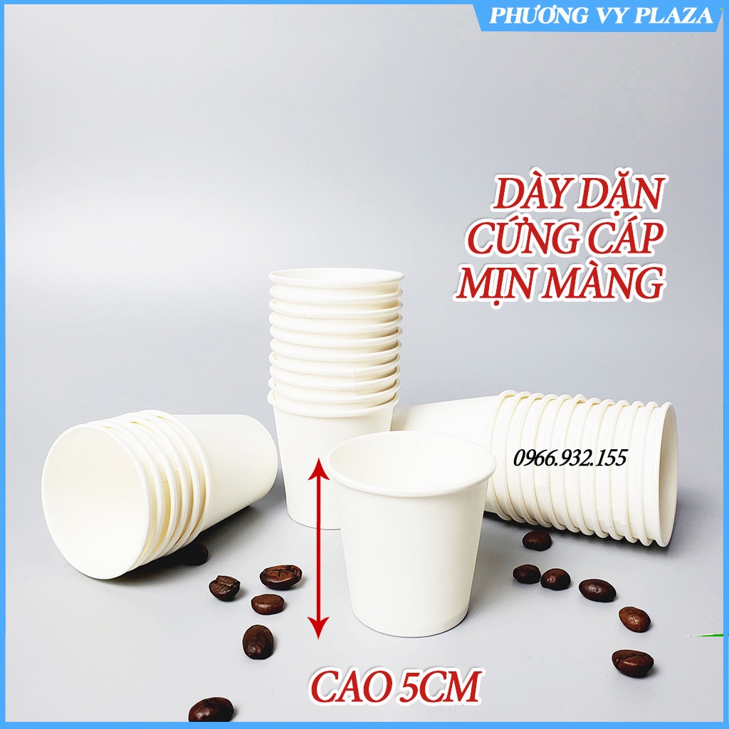 Set 50 cốc giấy 60ml hàn quốc cao cấp 2OZ