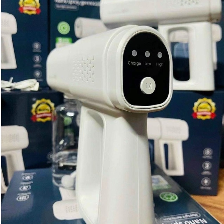 Súng phun khử khuẩn diệt khuẩn cầm tay Nano K5 PRO dùng cồn , xà phòng nước khử trùng diệt khuẩn virut vi trùng