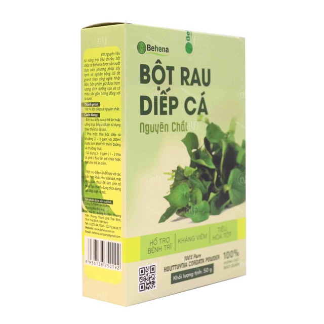 Bột diếp cá Behena 50g