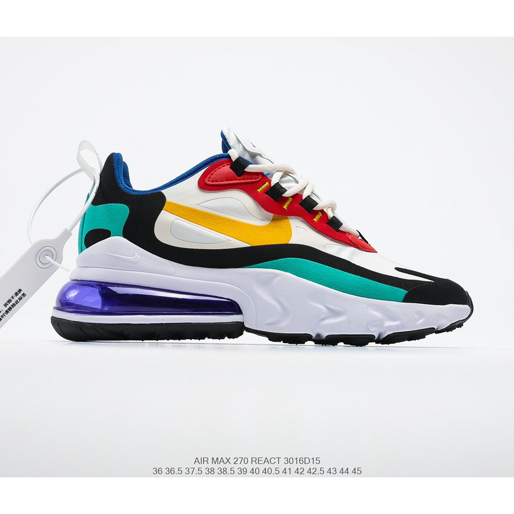 GIÀY SNEAKER MÃ SẢN PHẨM_Nike React Air Max 270  NHIỀU MÀU PHONG CÁCH FULLBOX + FREESHIP