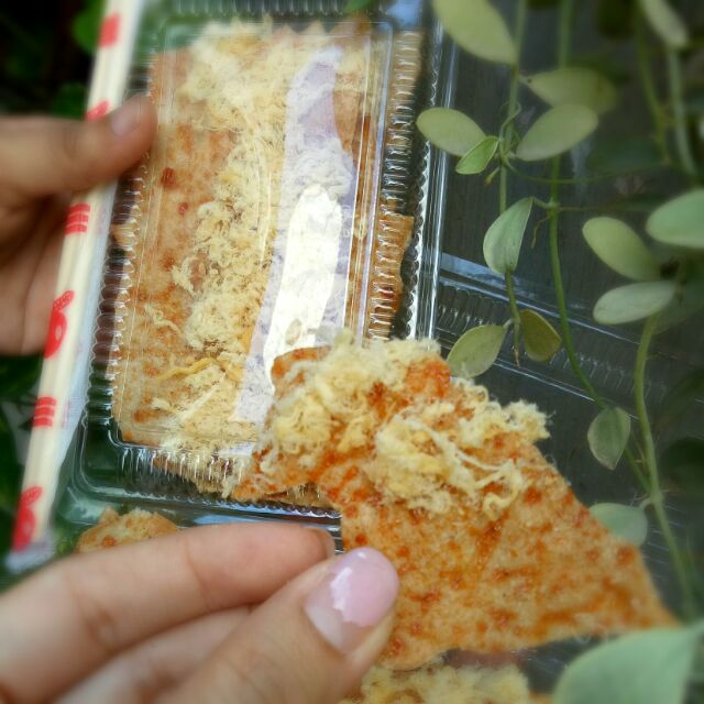 BÁNH TRÁNG NƯỚNG CHÀ BÔNG - đựng túi