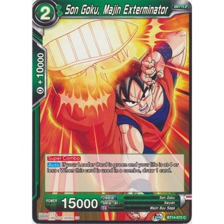 Thẻ bài Dragonball - TCG - Son Goku, Majin Exterminator / BT14-072'