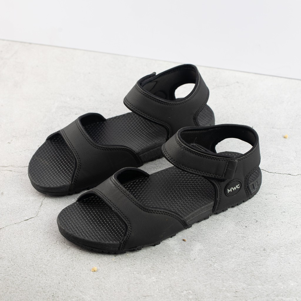 Giày Sandal Nam MWC Đế Cao Su 2CM Quai Da Cao Cấp NASD- 7027