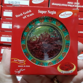 Tặng Mask - 1Gr Nhụy hoa nghệ tây saffron loại 1 negin sản xuất ở iran hãng bahraman