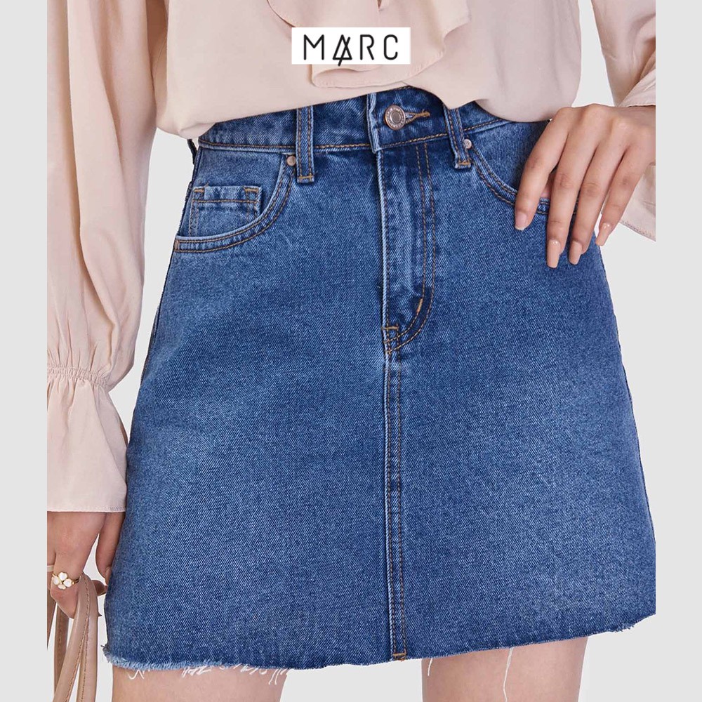 Váy nữ MARC FASHION jeans mini form A | BigBuy360 - bigbuy360.vn