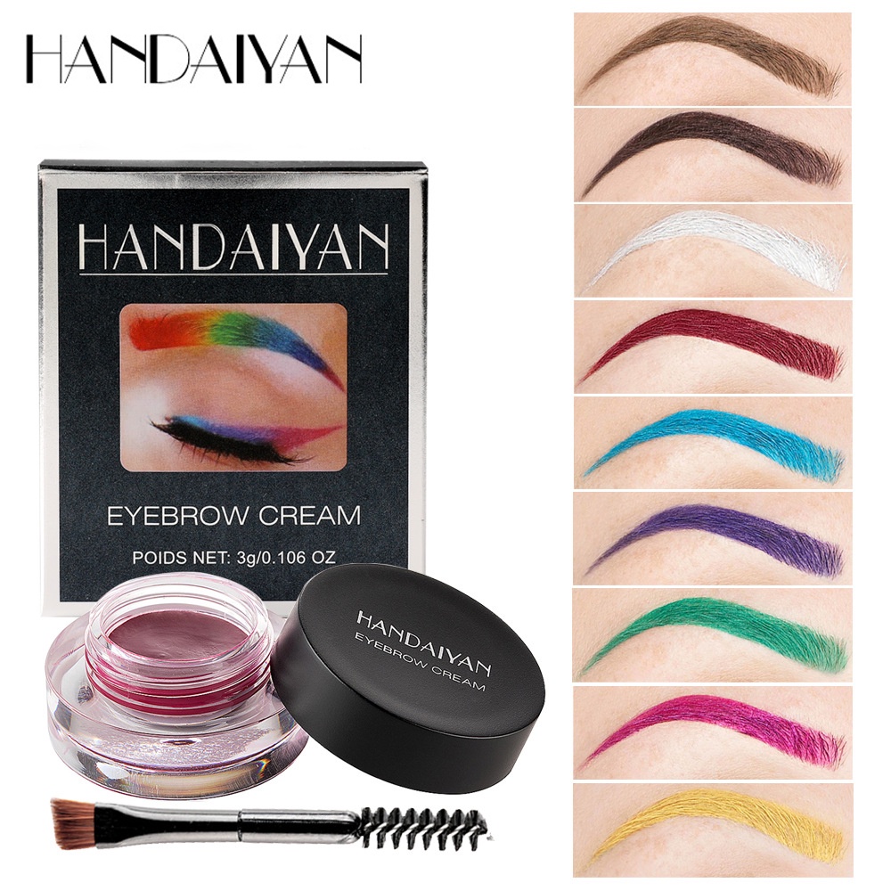 Gel Kẻ Mày Không Thấm Nước HANDAIYAN 12 Màu Bền Màu Lâu Trôi 3g D9