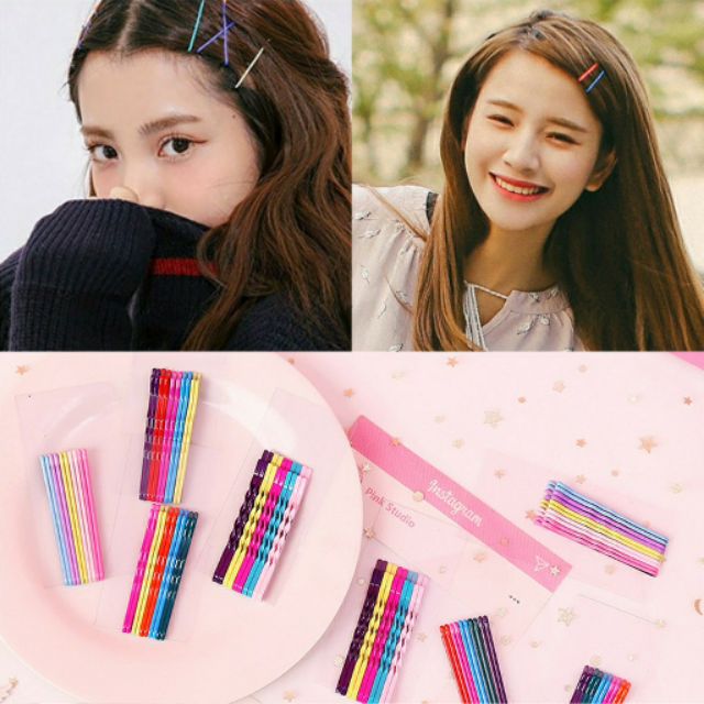 set kẹp 7 màu siêu xinh tiện dụng
