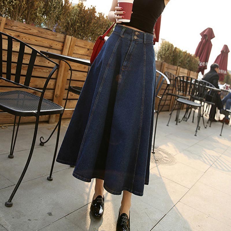 Chân váy jean dài Quãng Châu | BigBuy360 - bigbuy360.vn