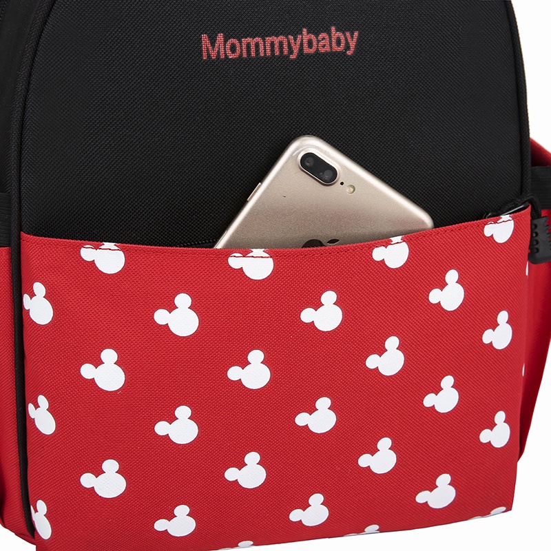 Ba lô du lịch họa tiết chuột Mickey dễ thương thời trang cho mẹ và bé