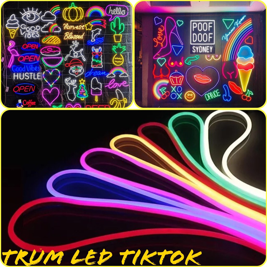 Cuộn LED Neon Dài 5M 12V, Trang trí phòng, Uốn chữ quảng cáo, hình ảnh sinh động ( không thấm nước) | BigBuy360 - bigbuy360.vn