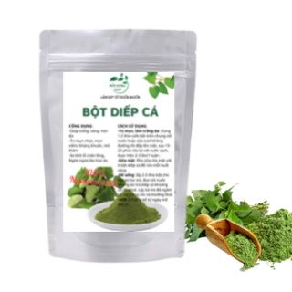 100gr Bột Diếp Cá nguyên chất - Handmade - Bột đắp mặt