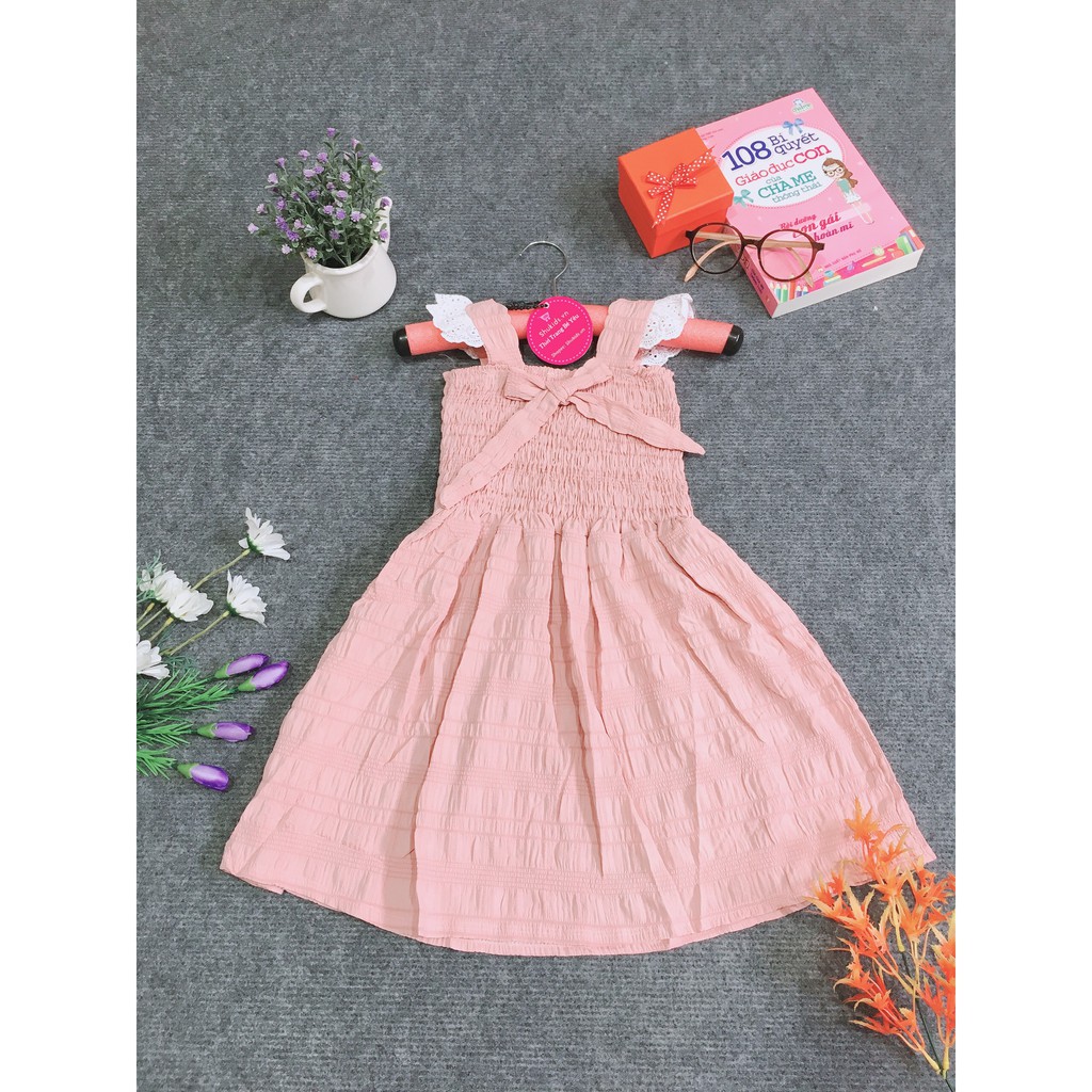Váy dây cho bé gái_ Váy thiết kế cao cấp bé gái_Thời trang trẻ em VD02
