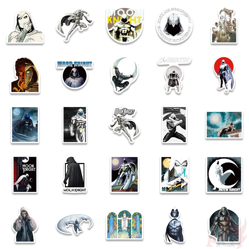 ❉ Moon Knight Series 02 Marc Spector Stickers ❉ 50Pcs/Set Waterproof DIY Fashion Decals Doodle Stickers