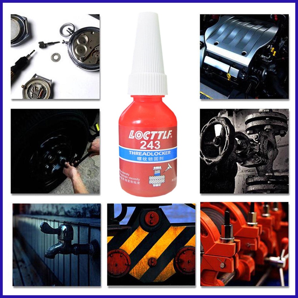 Chốt Khóa Kim Loại Trung Bình Màu Xanh Dương Locktite