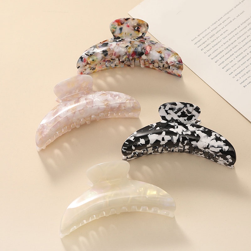 Kẹp Tóc Họa Tiết Hình Học 10cm Cho Nữ