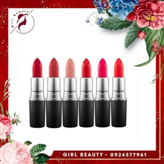 Son Mac chính hãng Ruby Woo, Chili, Marrakesh màu cam cháy đỏ gạch cam đất chuẩn Auth date tới 2023