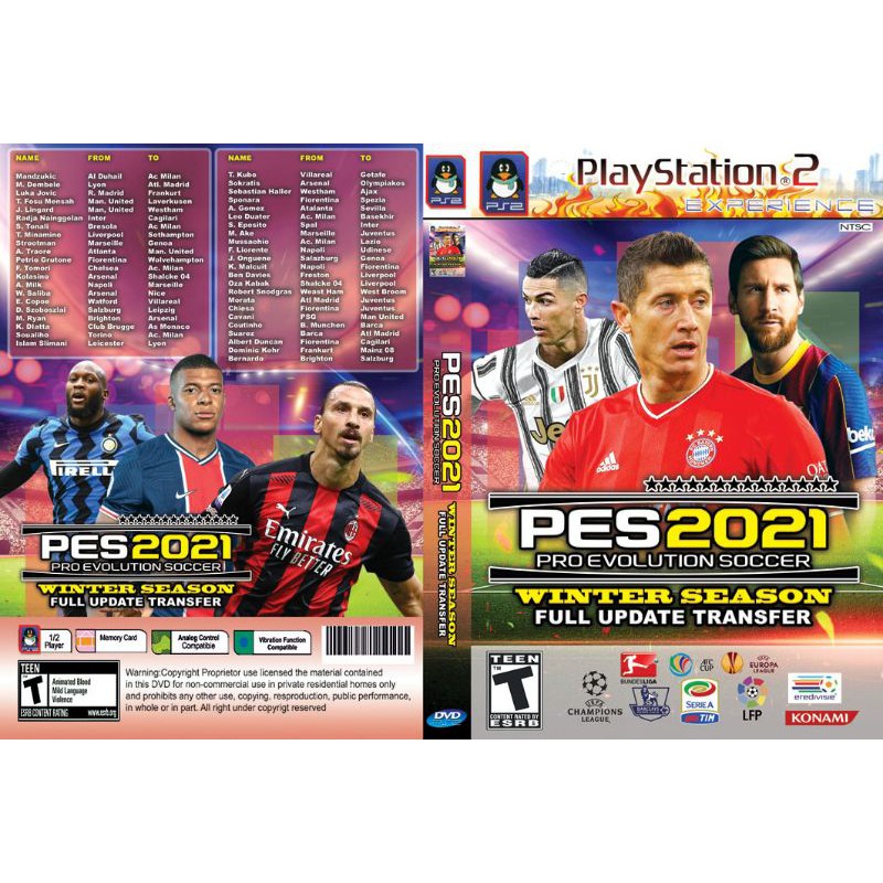 Băng Cát Xốp Pes 2021 Cho Ps2