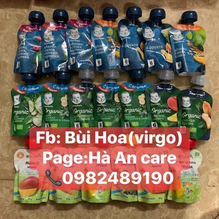 🍇🍓🍏 hoa quả nghiền gerber cho bé từ 6 tháng trở lên 🍇🍎🍉