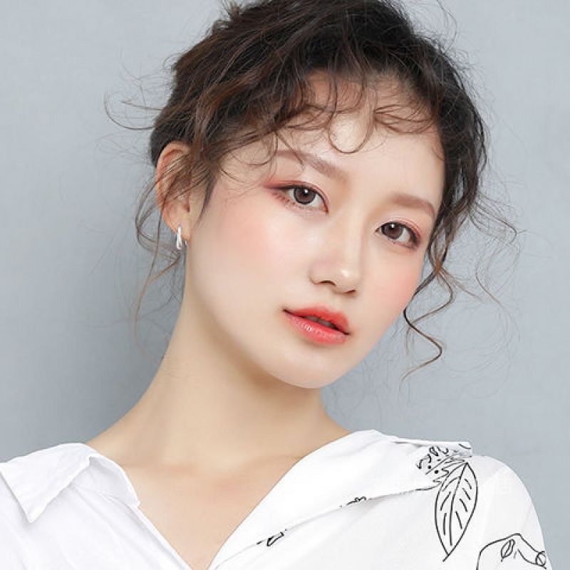 Khuyên tai mạ bạc 925 bông tai cao cấp sang trọng bazic chính hãng trang sức bạc CINLA KT007