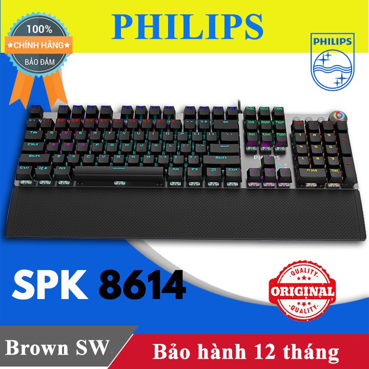 Bàn phím cơ Ajazz Philips chính hãng - Phím cơ Blue Switch Led RGB | BigBuy360 - bigbuy360.vn