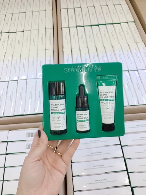 Set dưỡng da mụn SOME BY MI AHA-BHA-PHA 30 DAYS MIRACLE TRAVEL KIT 3 món - 3 items | BigBuy360 - bigbuy360.vn