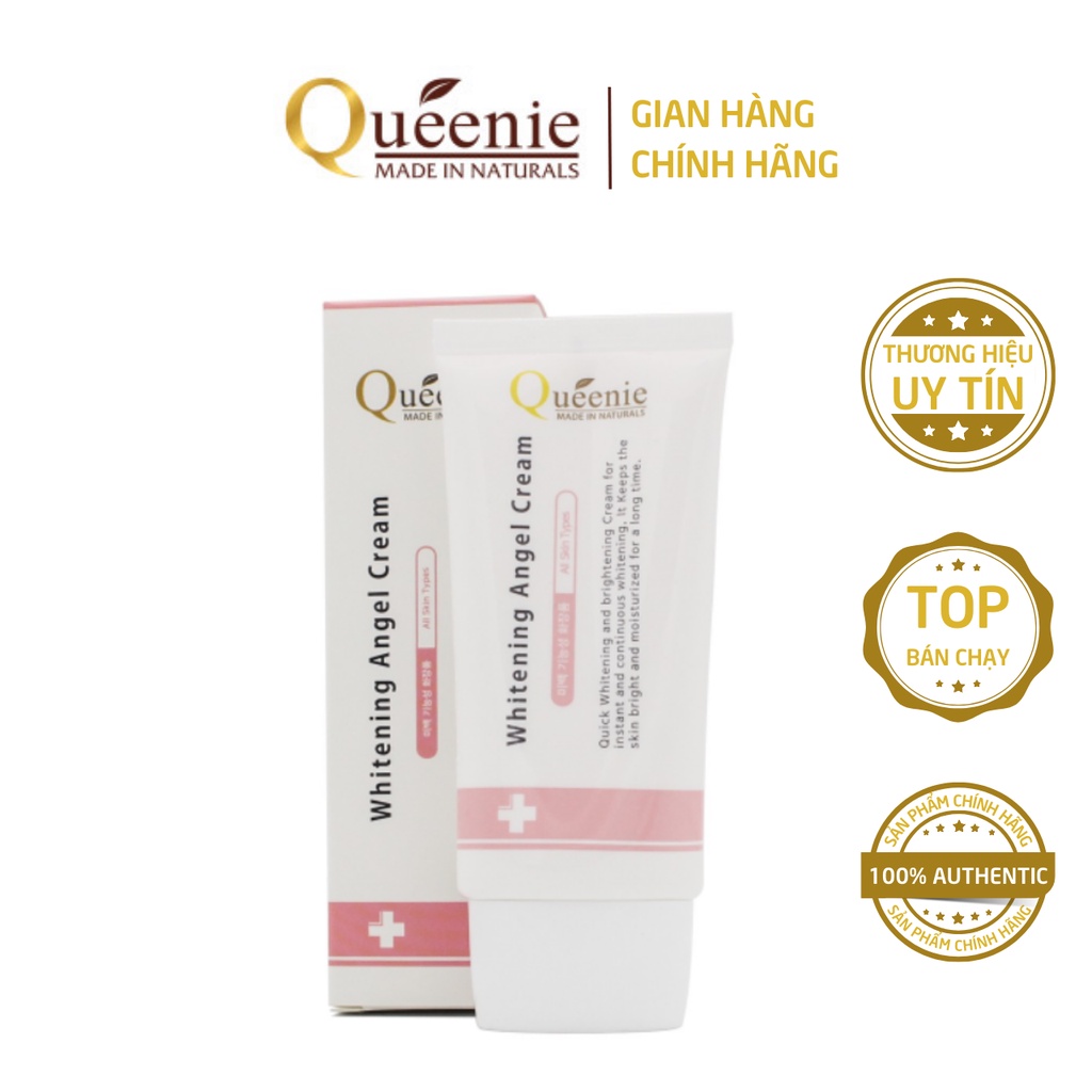 Kem dưỡng trắng da thiên thần Queenie AC Pure tái tạo da trắng mịn căng bóng Hàn Quốc chính hãng 50ml