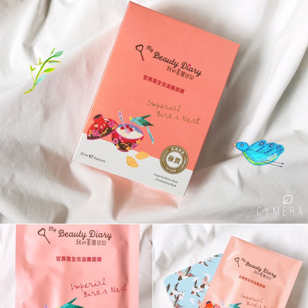 [HỘP] Mặt nạ My Beauty Diary Tổ Yến Imperial Birds Nest Mask