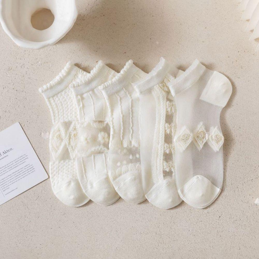 Đôi Vớ LướI Siêu MỏNg HọA TiếT Hoa ThờI Trang Cho Nữ